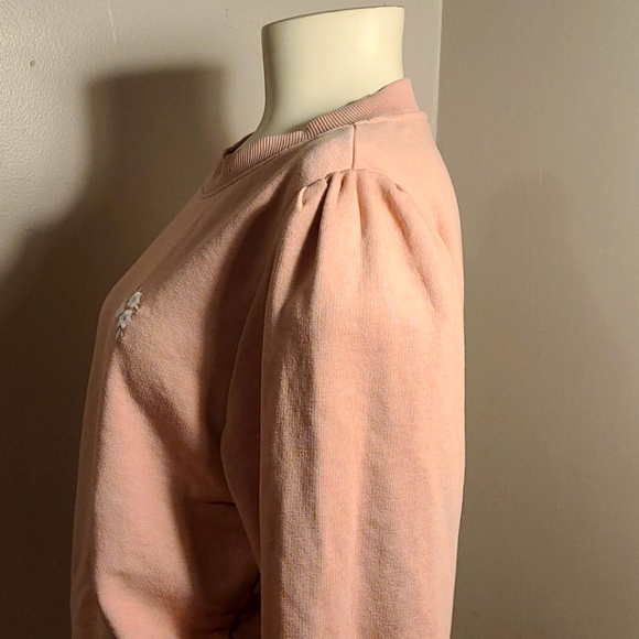 H&M sweater size small in Blush with puffy sleeves - Picture 6 of 10
